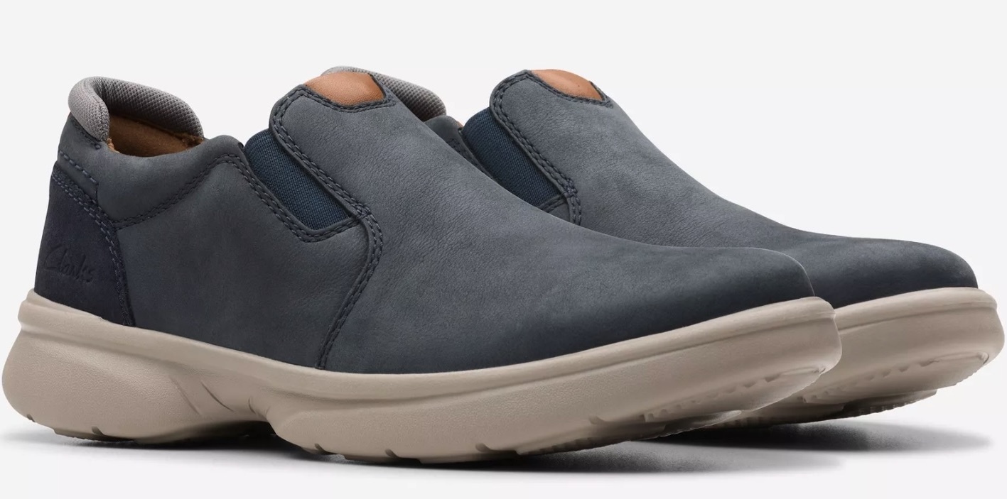 Clarks 軽量 ローファー スリッポン ブルー ネイビー スニーカー