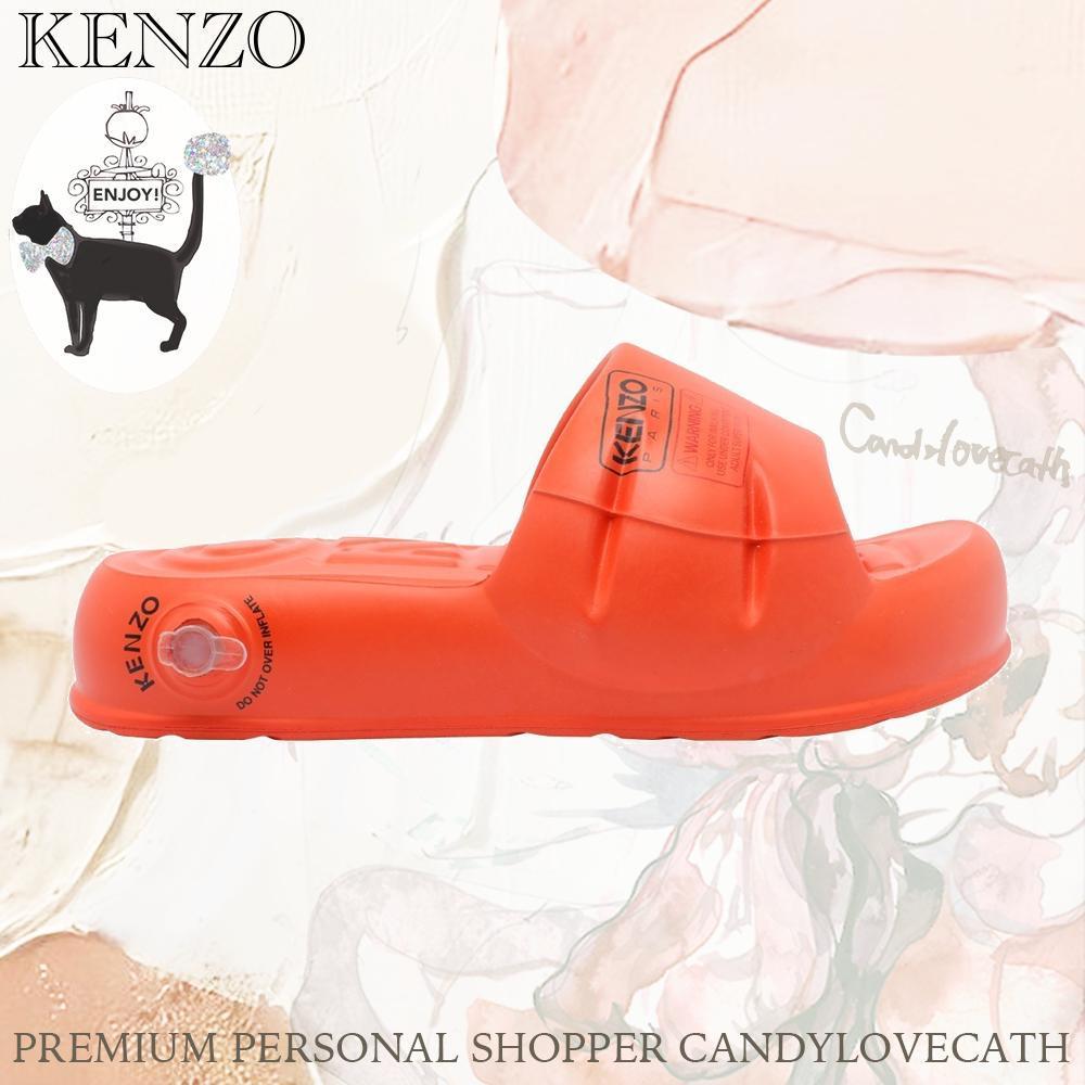 サンダル・ミュール KENZO LOGO PUFFER SLIDE