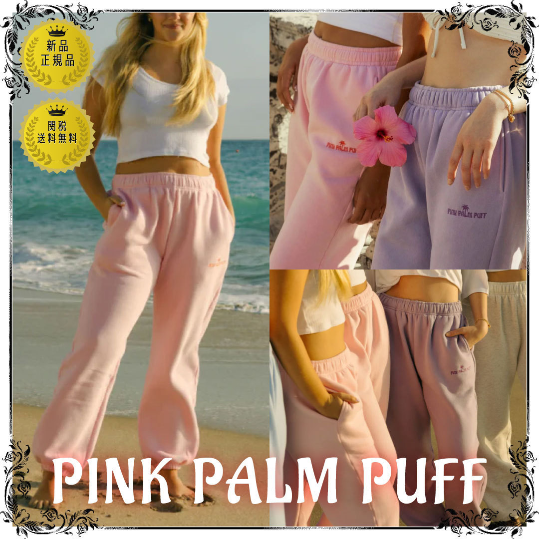PINK PALM PUFF Puff スウェットパンツ 4colors○関送無料○