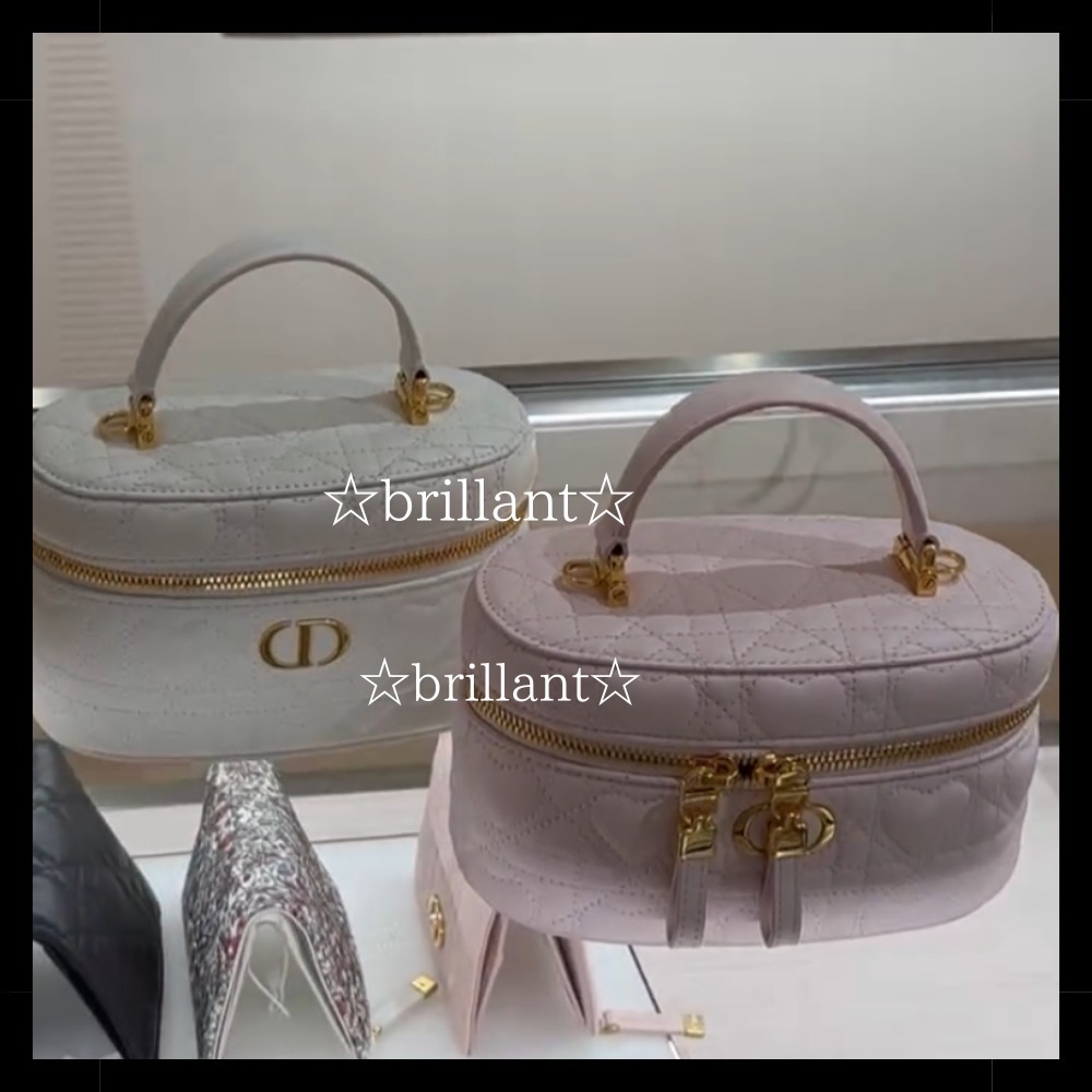 【★国内発送★】DIOR Caro ミニヴァニティ ハートカナージュ