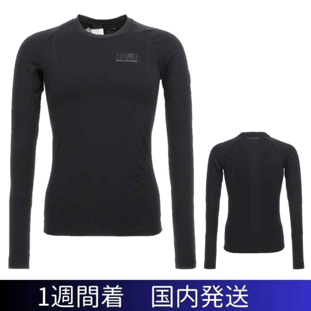 MM6 Maison Margiela / Xサロモンベースレイヤーロゴプリント T