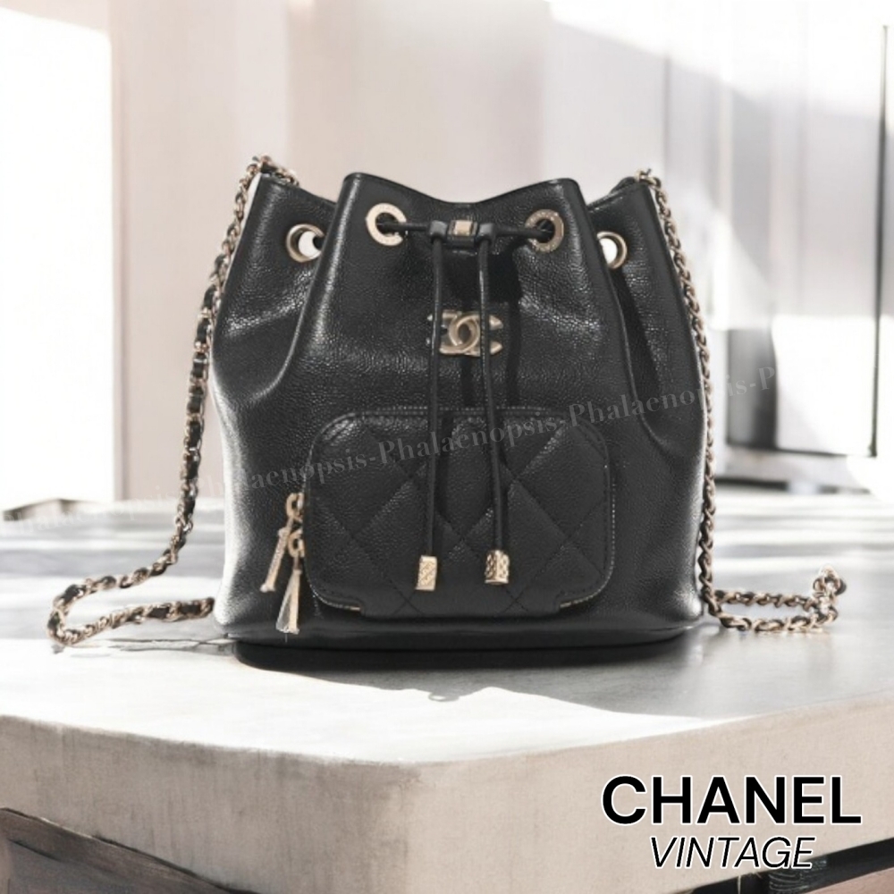 VINTAGE●CHANEL●ビジネスアフィニティ バケットバッグ