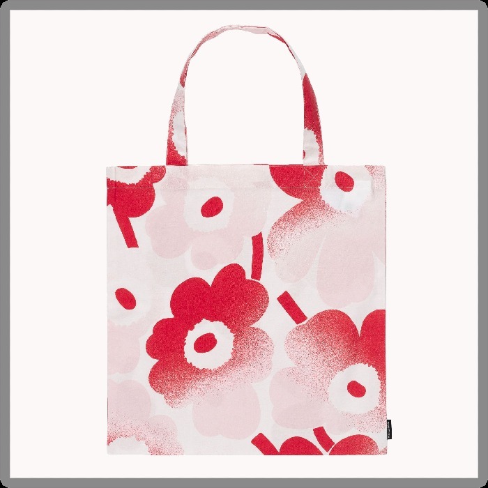 25SS■marimekko■Unikko Haivahdys トートバッグ レッド