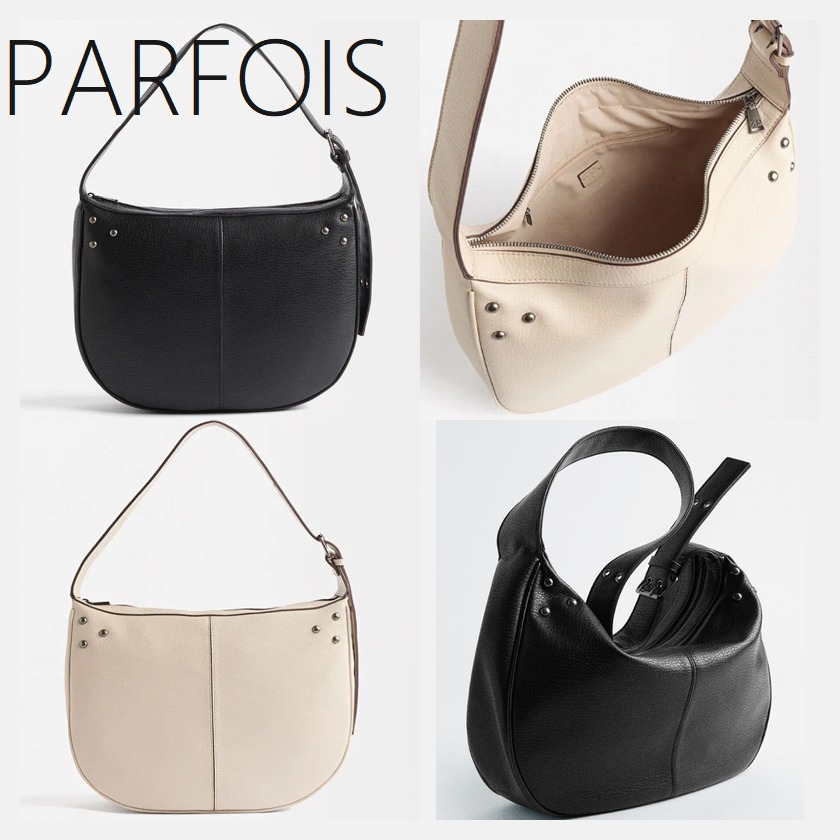 【PARFOIS】スタッズ装飾 ショルダーバッグ 224970