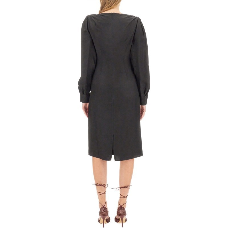 ワンピース BOTTEGA VENETA FW23 VISCOSE MIDI DRESS (750275_V35B01000)