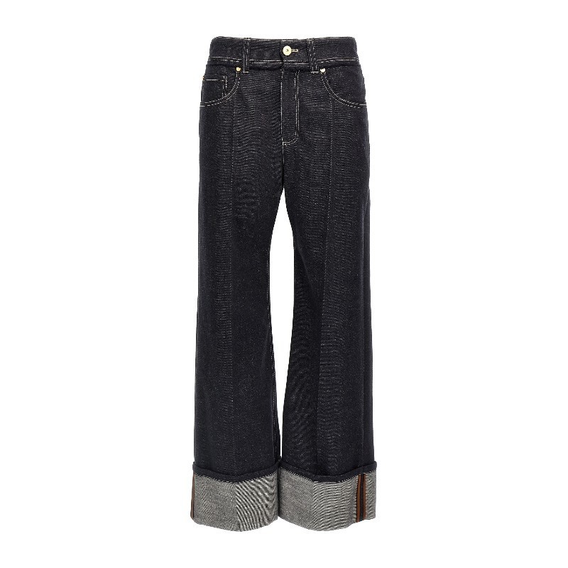 デニム・ジーパン BRUNELLO CUCINELLI SS25 Turn up jeans (ML134P5988 C001)