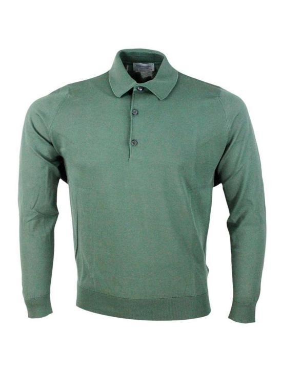 Tシャツ・カットソー JOHN SMEDLEY Men T Shirts BRADWELLLSPALM Green