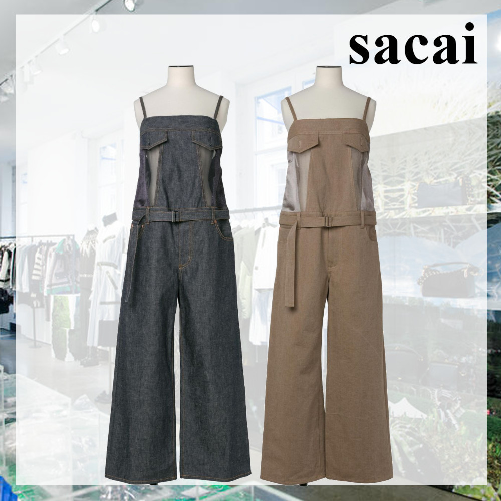 国内より1WEEK【sacai】Denim Mix Jumpsuit