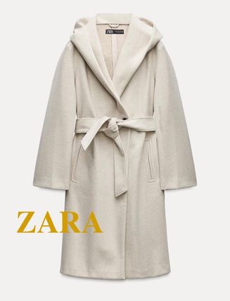 カシミヤ100%コート ZW COLLECTION - ベージュ | ZARA Japan / 日本