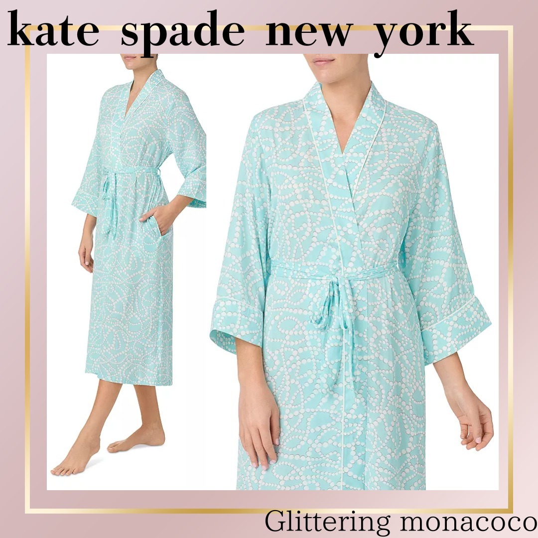 国内発送*kate spade*シャルムーズラップローブ