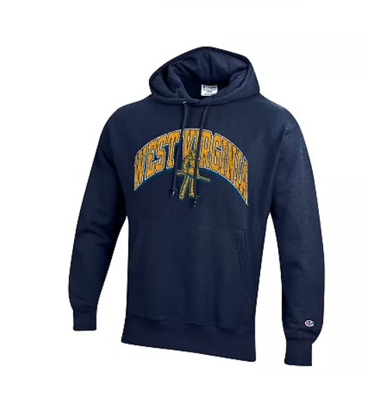 CHAMPION Reverse Weave West Virginia Mountaineers パーカー