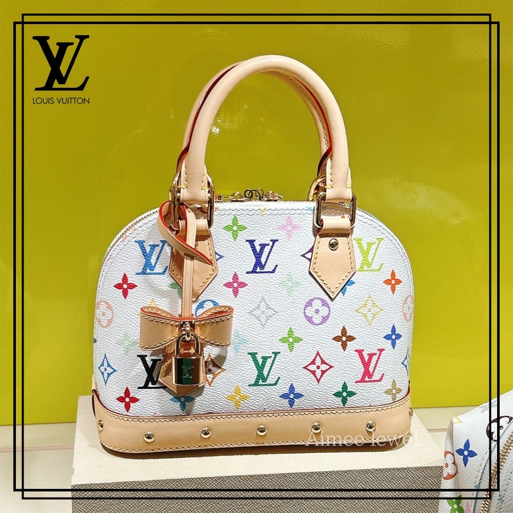 ＊村上隆コラボ【Louis Vuitton】アルマBB LV×TM ハンドバッグ