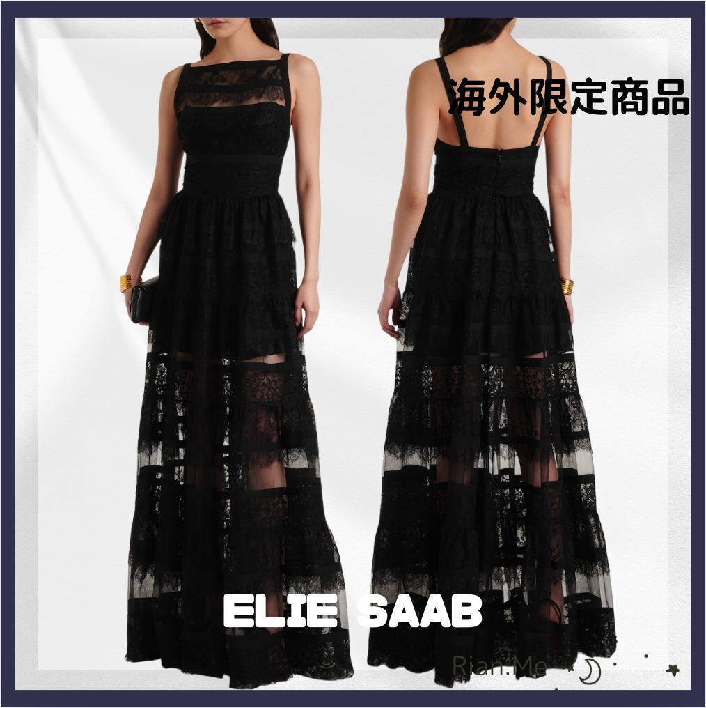 ELIE SAAB★国内未入荷★レースロングドレス