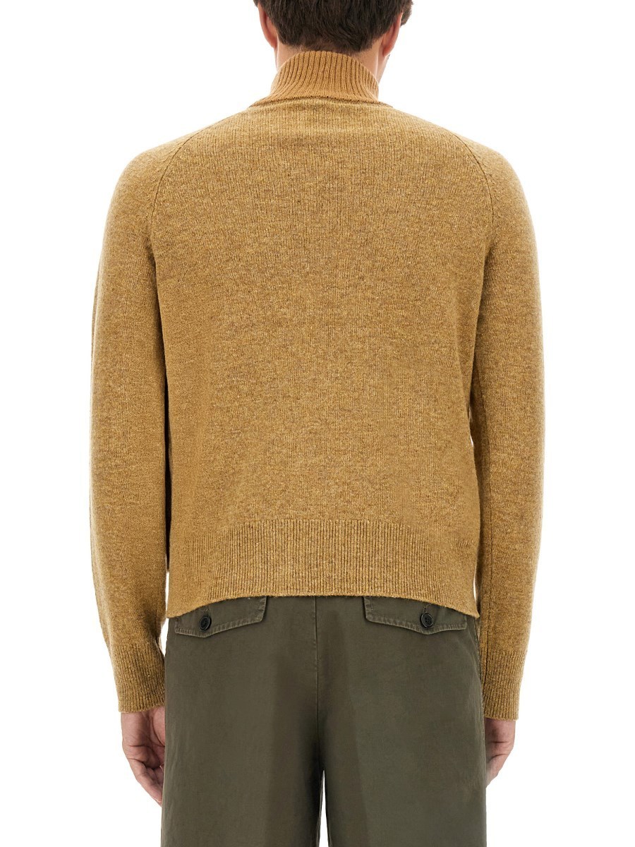 【DRIES VAN NOTEN】FW24 ニット ジャケット Camel 送料関税込 DRIES VAN NOTEN☆関税込☆ムアタ メリノウールセーター ニット