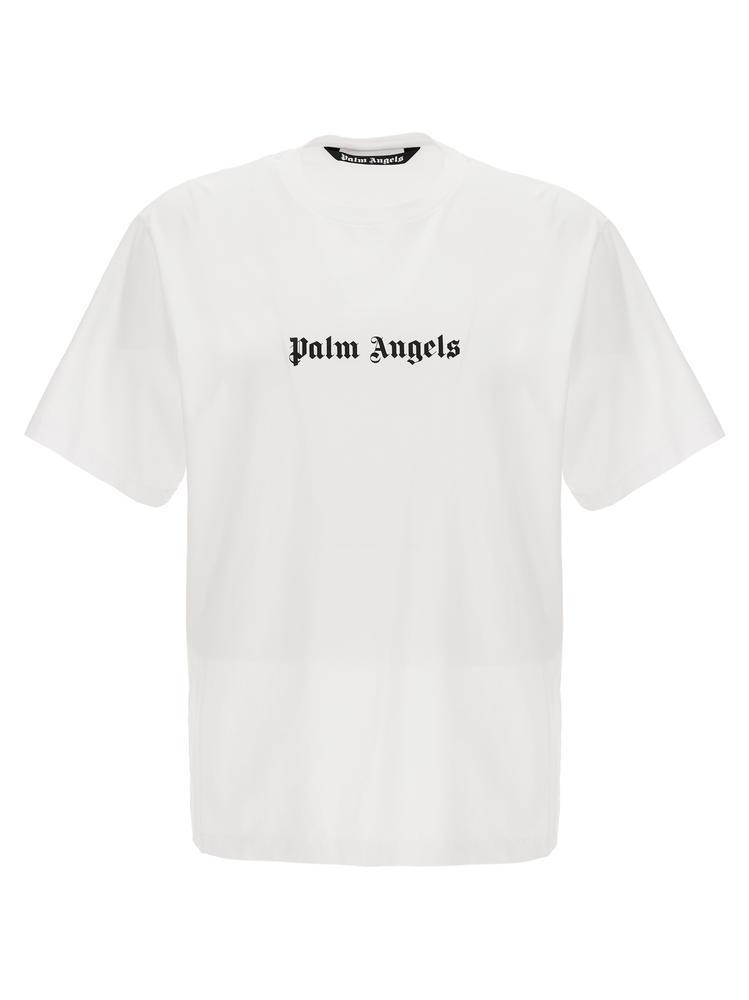 関税込 Palm Angels パームエンジェルス ロゴ コットン Tシャツ