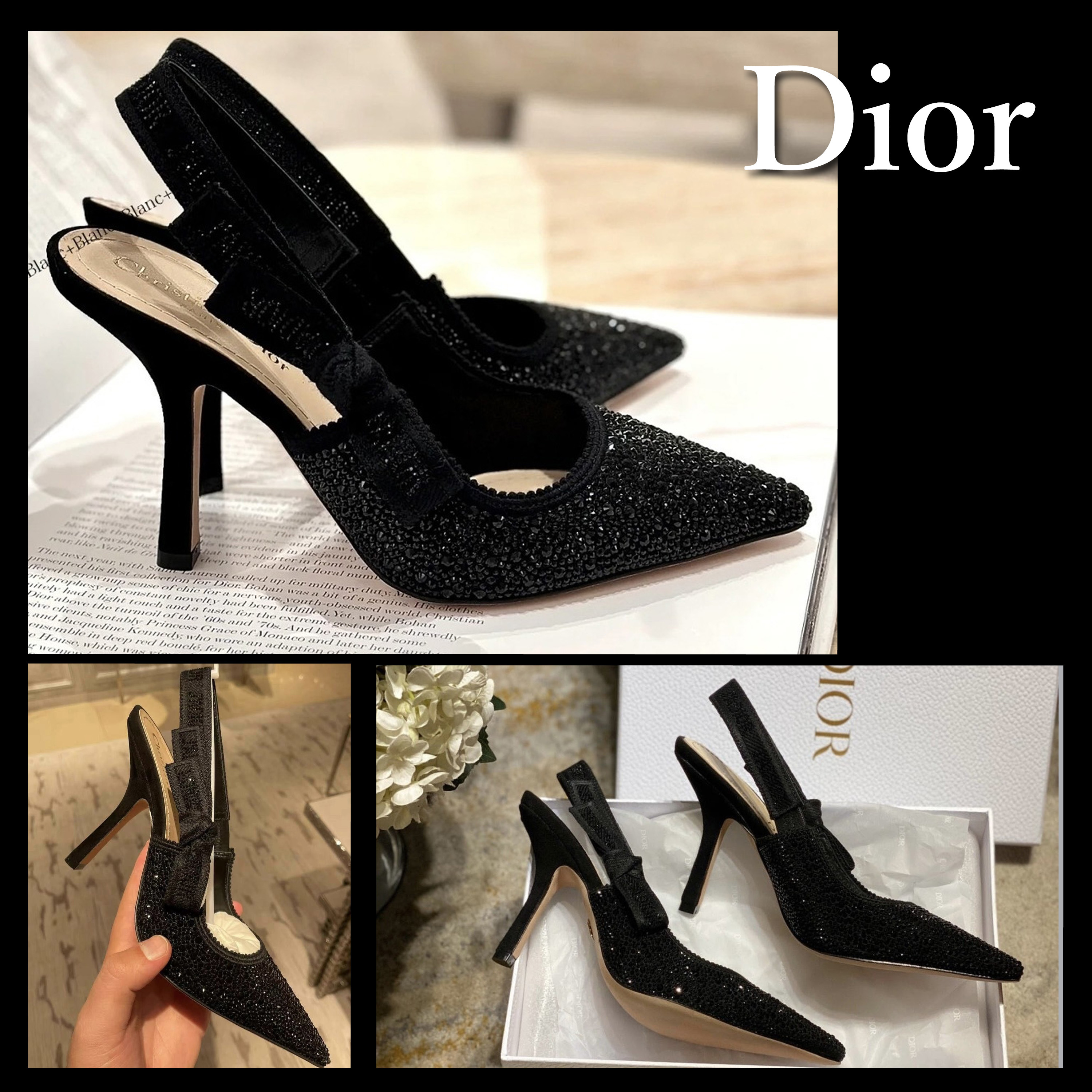 上品なきらめき◎【 Dior 】パンプス