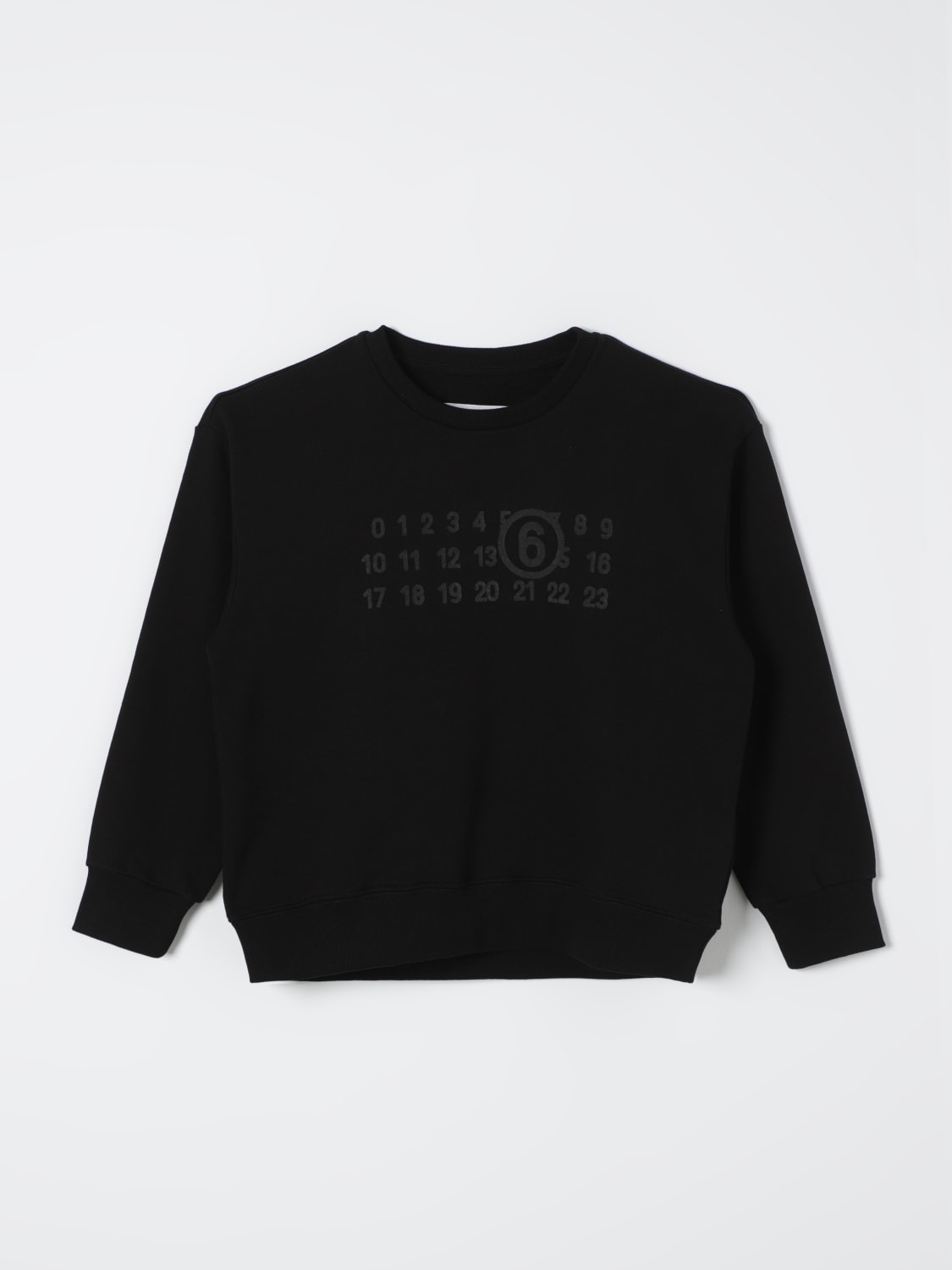 MM6 Maison Margiela KIDS ロゴプリント スウェットシャツ