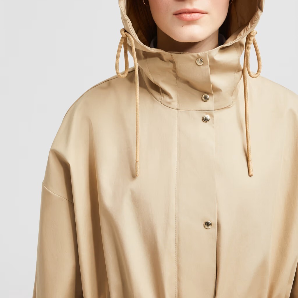 【MONCLER】\"Gaillon\"フード付き コットン パーカーコート/beige