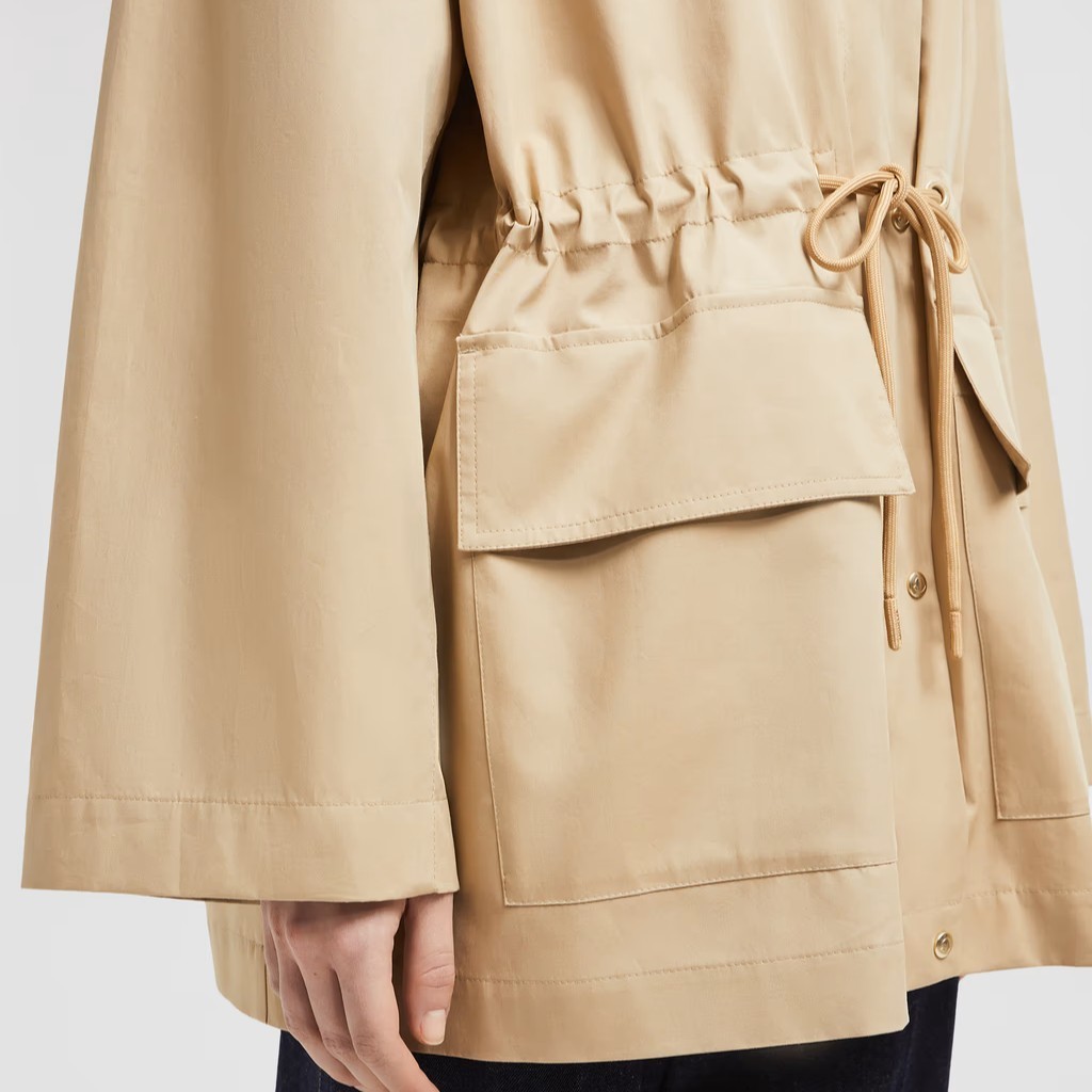 【MONCLER】\"Gaillon\"フード付き コットン パーカーコート/beige