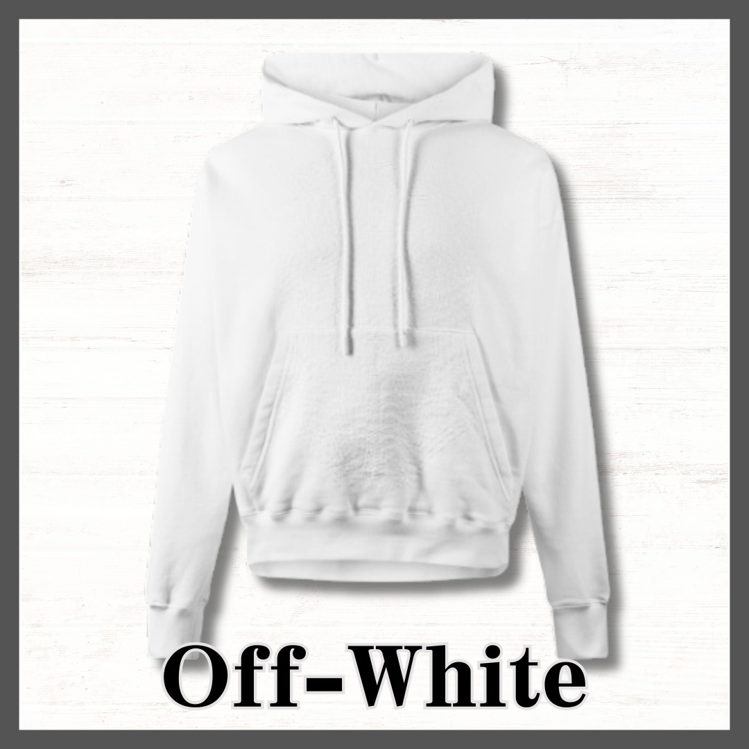関税送料込【Off-White】パーカー Body Stitch Hoodie white