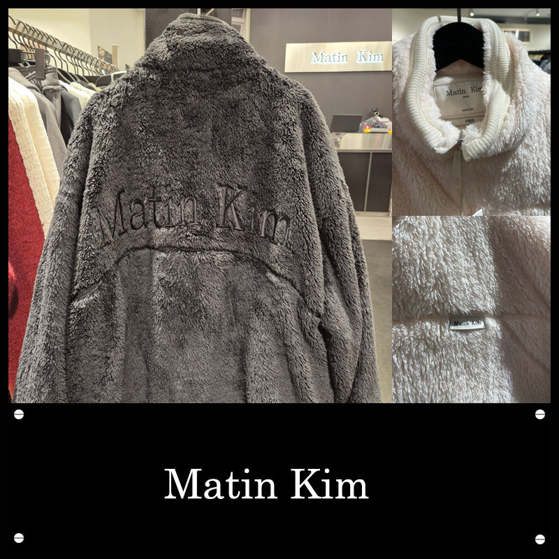 ★MATIN KIM ★BACK LOGO FLEECE JUMPER FOR MEN