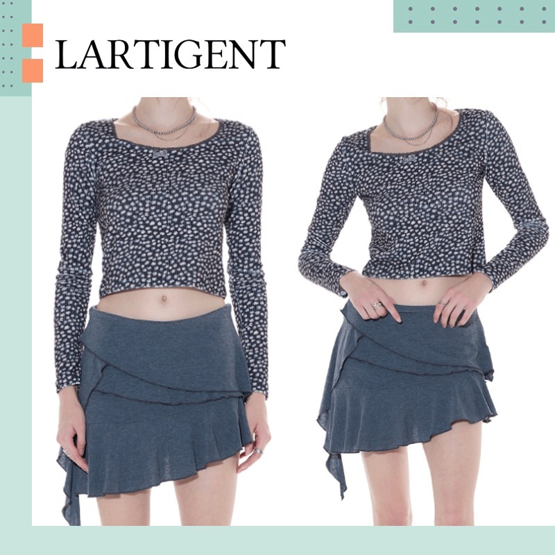 LARTIGENT ♥ L14 LEOPARD T-SHIRT /追跡付