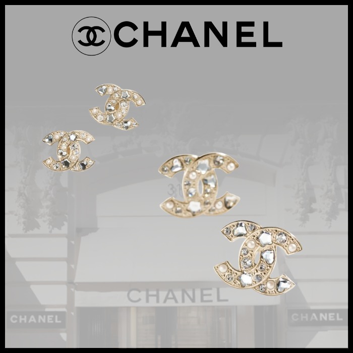 【2025年SS 最新作♪】CHANEL CCロゴ スタッドピアス