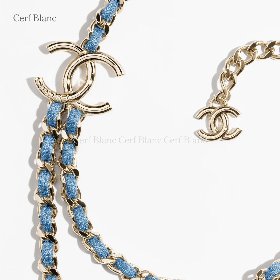 25SS【CHANEL】二連ネックレス カジュアルスタイルに♪ (CHANEL