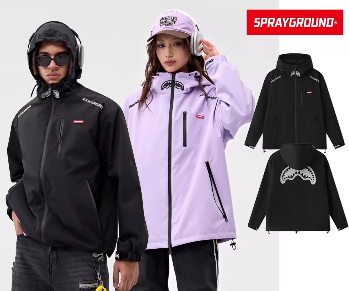 送料関税込[SPRAYGROUND]マウンテンパーカー★男女兼用★新作★