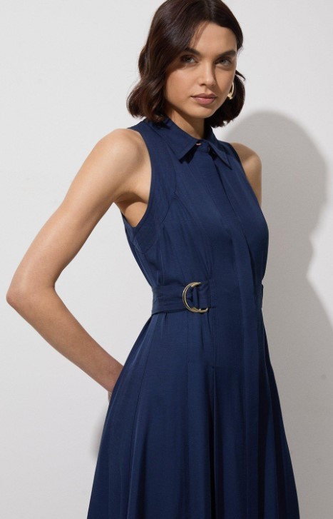 ★Karen Millen ジョーゼットミックスｘベルト 魅惑的マキシ★ Buy Blazers Karen Millen in Jordan | VogaCloset