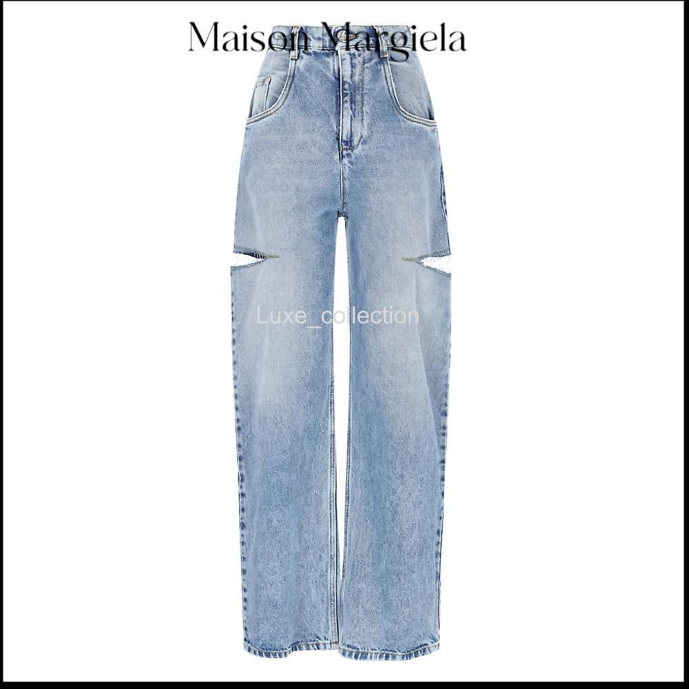 【Maison Margiela】 カットアウトディテール ジーンズ