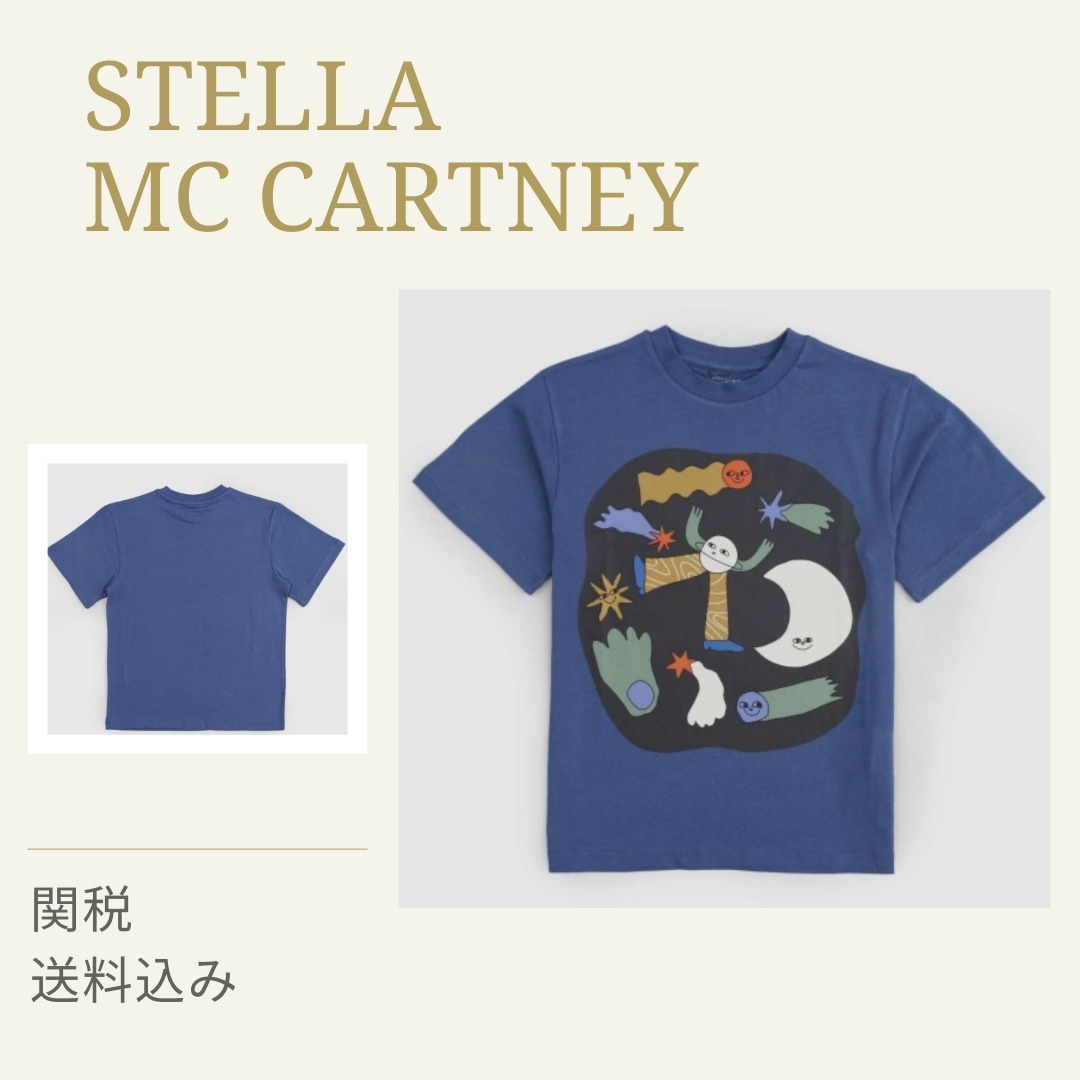 STELLA MCCARTNEY クラフィックフリントクルネックTシャツ Kids ホワイト フェアリー プリント クルーネック Tシャツ