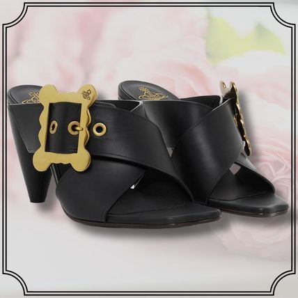 Vivienne Westwood レザーベルトミュール ヴィヴィアンウエストウッドVivienne Westwood オーブワン