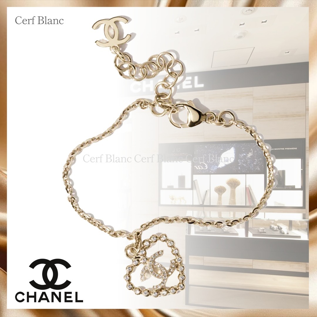 25SS【CHANEL】BIGロゴ ブレスレット