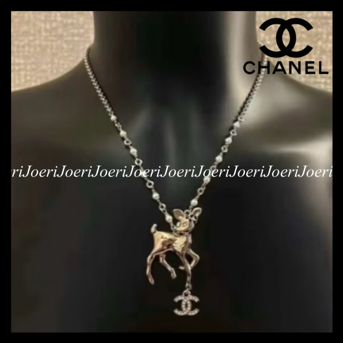 【素敵なデザイン♪】CHANEL ネックレス CCロゴ