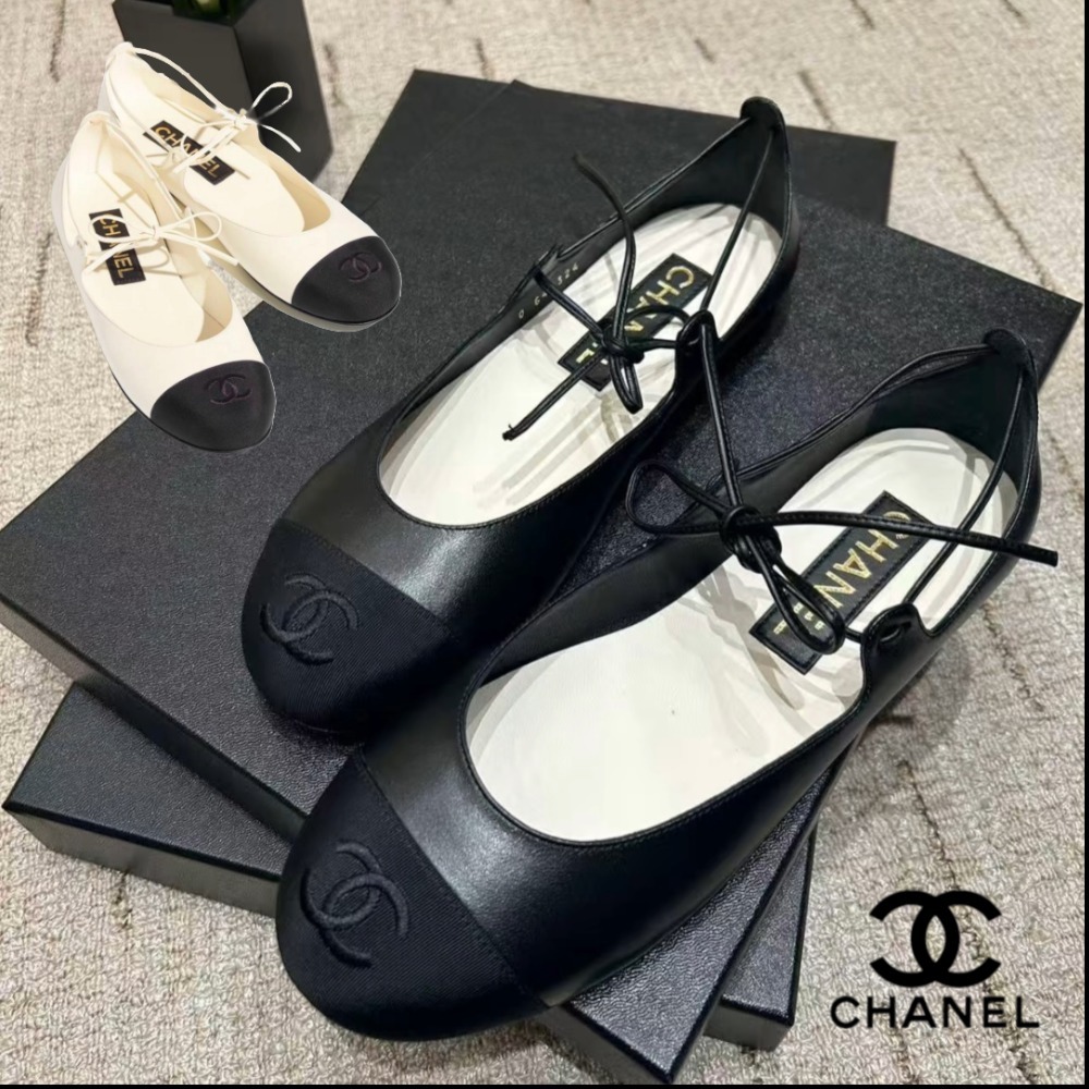 【お洒落紐でエレガントに◎】CHANEL メリージェーン