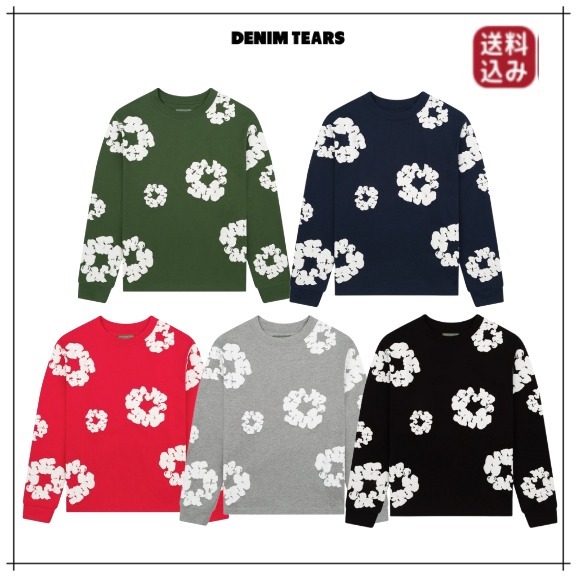 （US発）Denim Tears ロングスリーブ Tシャツ コットン