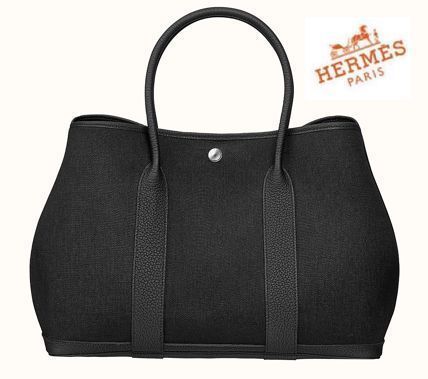 HERMES◆Garden Party 36 NoirNoir◆