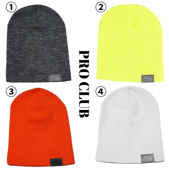 【PRO CLUB】★ニット帽★ Men's Short Beanie