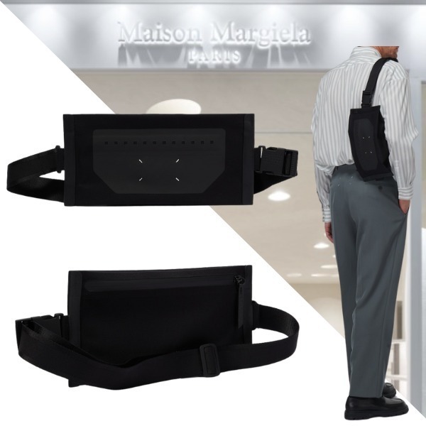 送料関税込み☆MAISON MARGIELA ロゴ ボディバッグ MM6 Maison Margiela/エムエムシックス メゾンマルジェラ】より