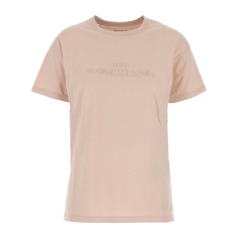 Tシャツ・カットソー Maison Margiela Pastel pink cotton t-shirt