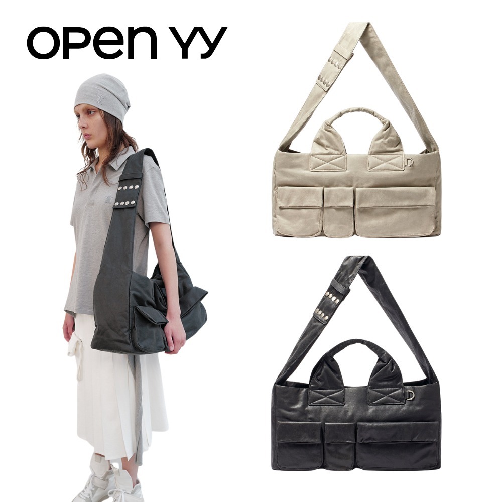 ショルダーバッグ OPEN YY 25SS OIL SKIN VENTI TOTE 2colors