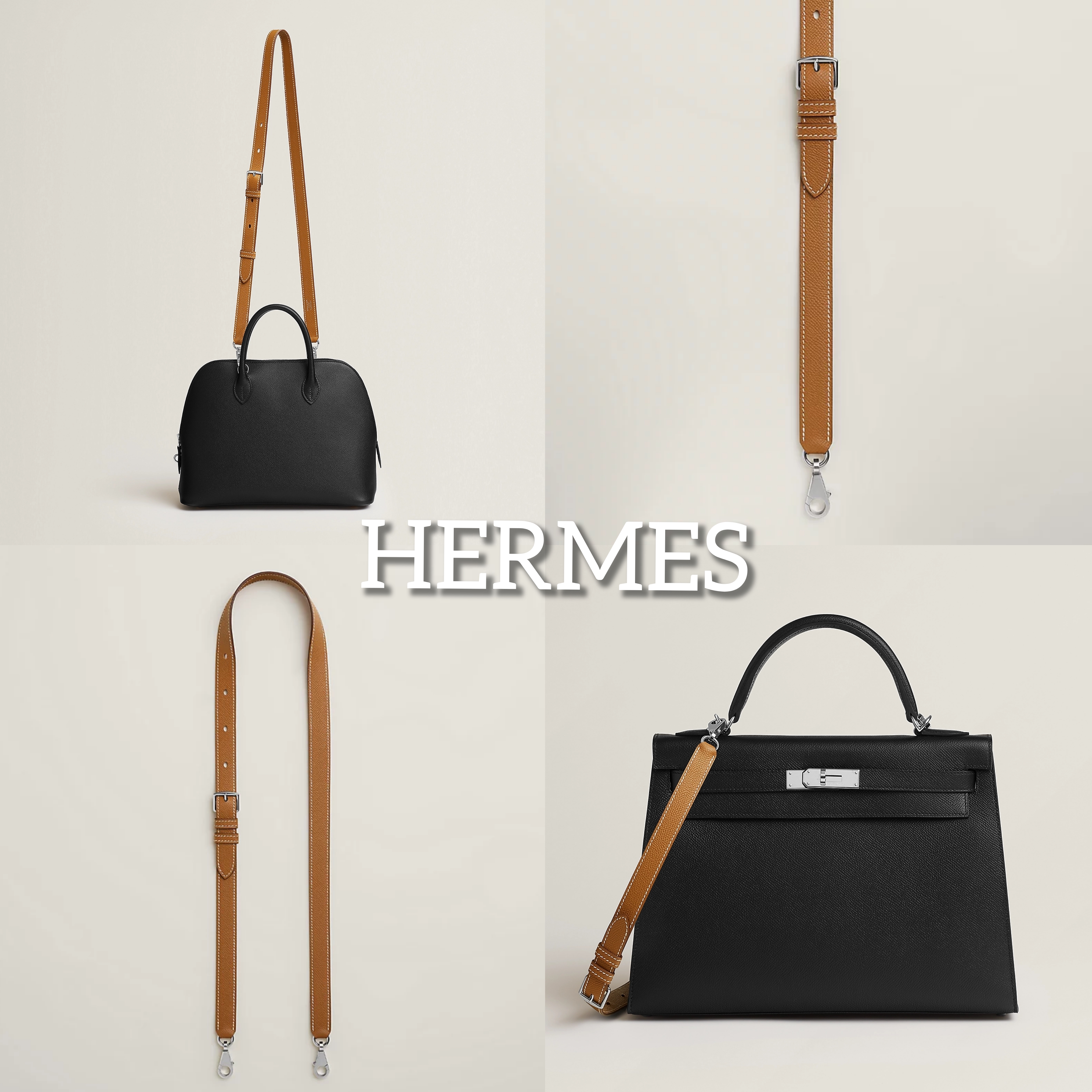【必見♪】HERMES ショルダー ストラップ Gold
