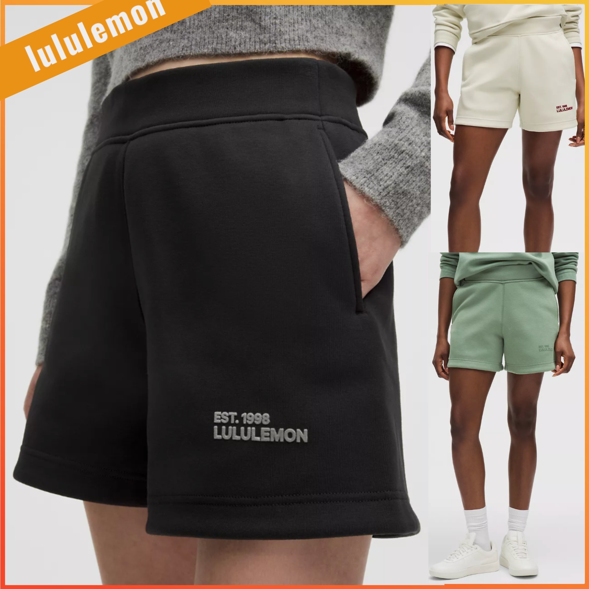 lululemon☆ヘビーウェイト フリース・スウェットショートパンツ