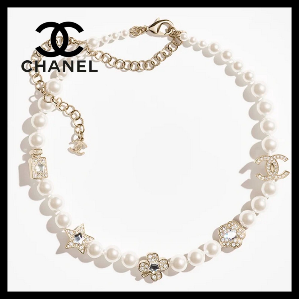 【モチーフが可愛い♪】CHANEL ネックレス