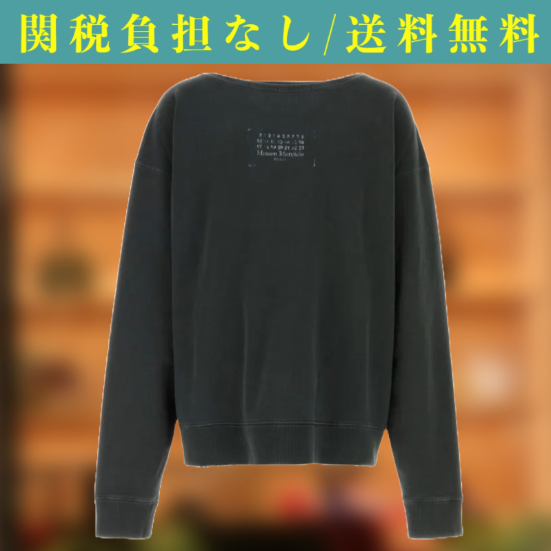 関税負担なし☆Maison Margiela スタンプロゴ スウェットシャツ