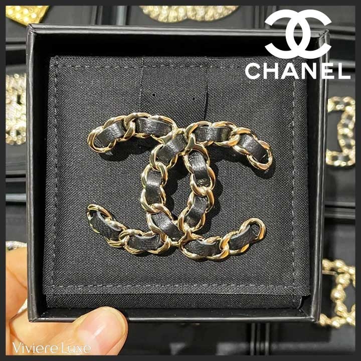 *エレガンスの象徴*【CHANEL】タイムレス CCマーク ブローチ