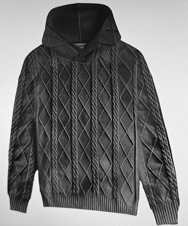 BLVCK PARIS メンズ ニットパーカー