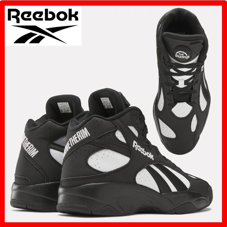 ★人気★【REEBOK】★ART PUMP VERTICAL★BLACK/WHITE★25-30cm