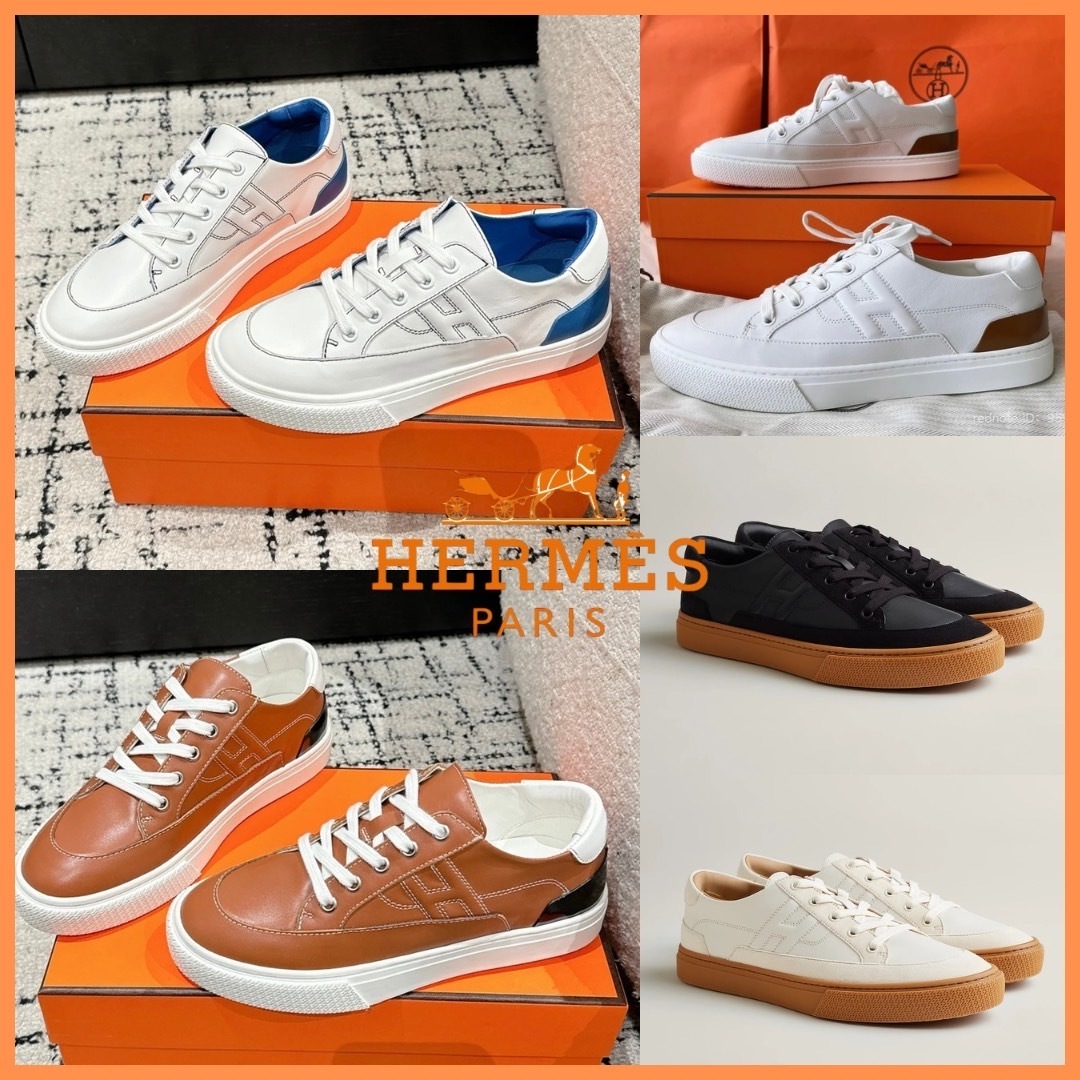 洗練されたデザイン♪【HERMES】ディープ スニーカー
